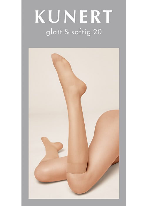 Kunert Glatt and Softig 20 Knee Highs image