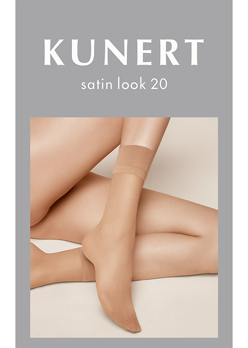 Kunert Satin Look 20 Denier Ankle Socks Zoom 1