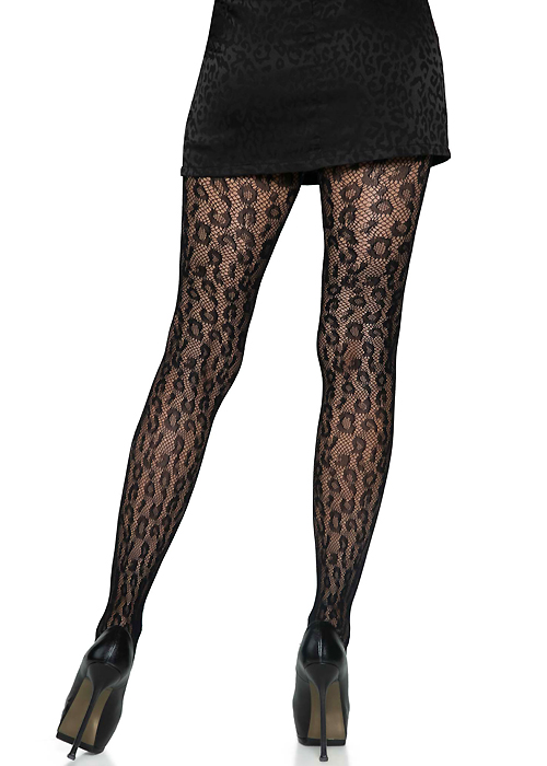 Leg Avenue Leopard Fishnet Tights image