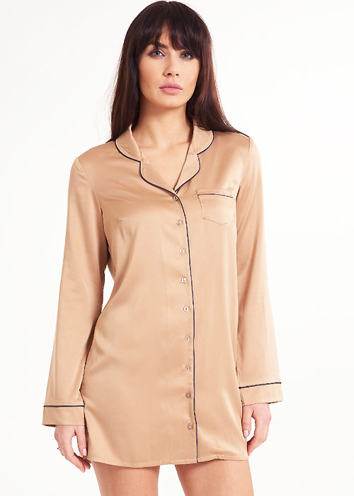 LingaDore Dolce-Latte Satin Night Shirt image