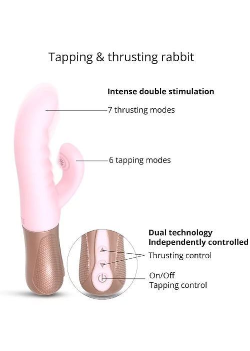 Love To Love Sassy Bunny Thrusting Wand SideZoom 2