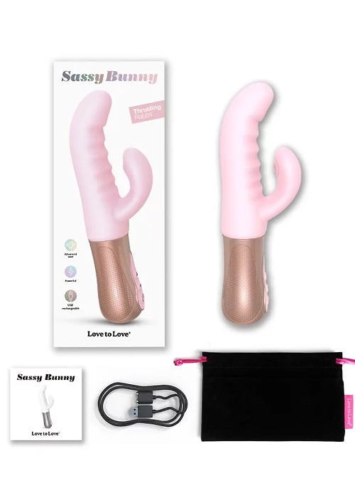 Love To Love Sassy Bunny Thrusting Wand image