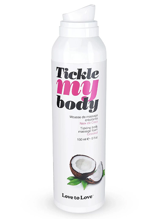 Love To Love Tickle My Body Coconut Massage Foam SideZoom 2