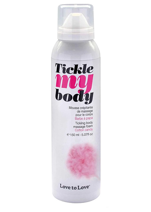 Love To Love Tickle My Body Cotton Candy Massage Foam SideZoom 2
