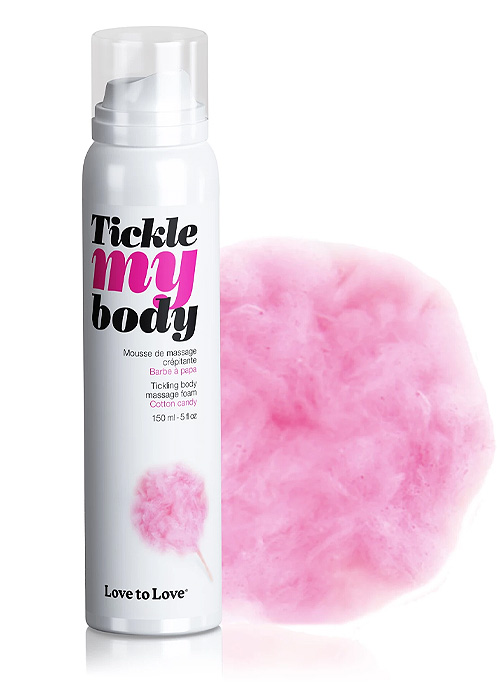Love To Love Tickle My Body Cotton Candy Massage Foam