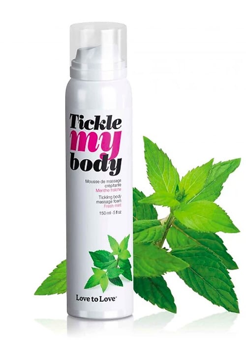 Love To Love Tickle My Body Mint Massage Foam