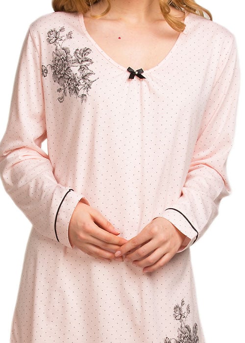 La Marquise Dot Elegance Nightdress SideZoom 2