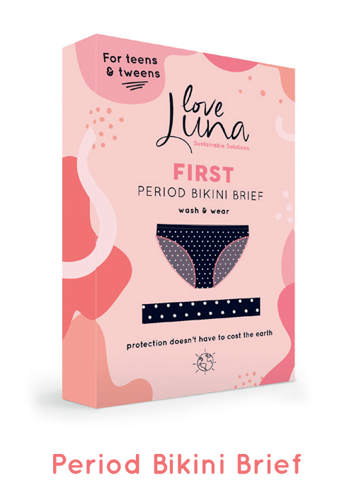 Love Luna Teens First Period Bikini Brief