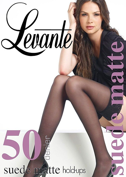 Levante Suede Matte 50 Hold Ups SideZoom 2