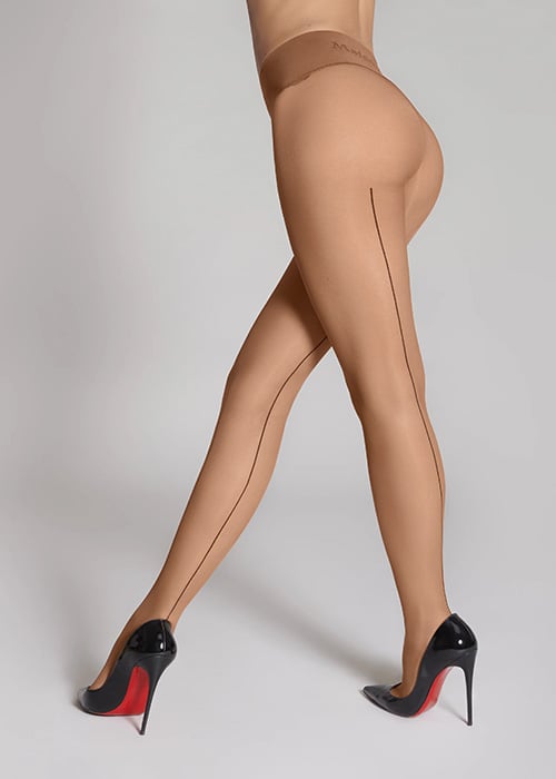 Maison Close Signature Couture Backseamed Seamless Tights SideZoom 2