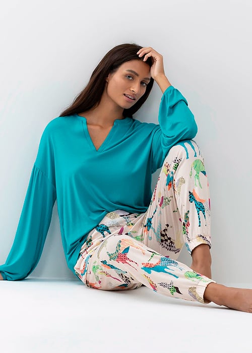 Mey Alena Blue Lagoon Long Sleeved Top image