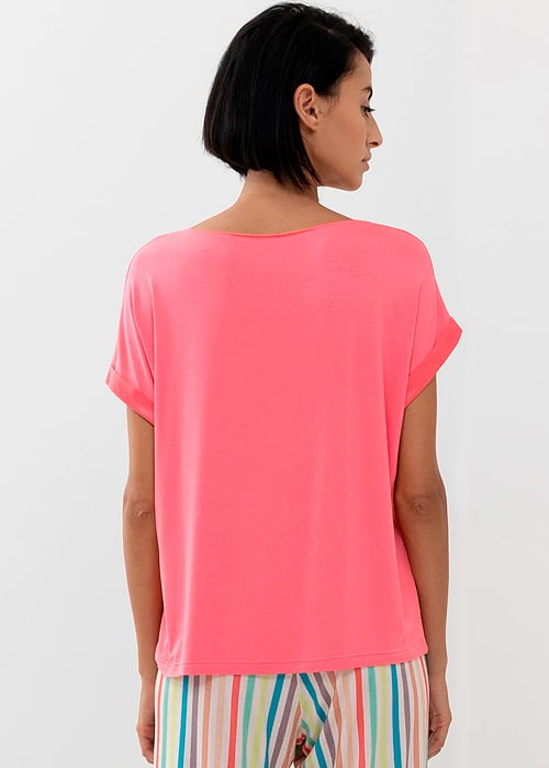 Mey Alena Parrot Pink Short Sleeve Top image