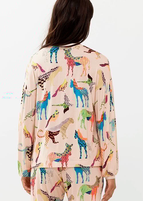 Mey Demy New Pearl Print Long Sleeve Top image