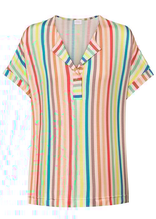 Mey Fay New Pearl Stripe Short Sleeve Top image