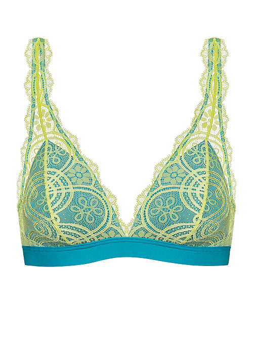 Mey Poetry Fame Blue Lagoon Lace Bralette image