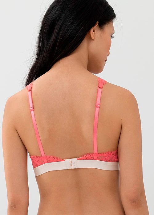 Mey Poetry Vogue Parrot Pink Bralette SideZoom 3