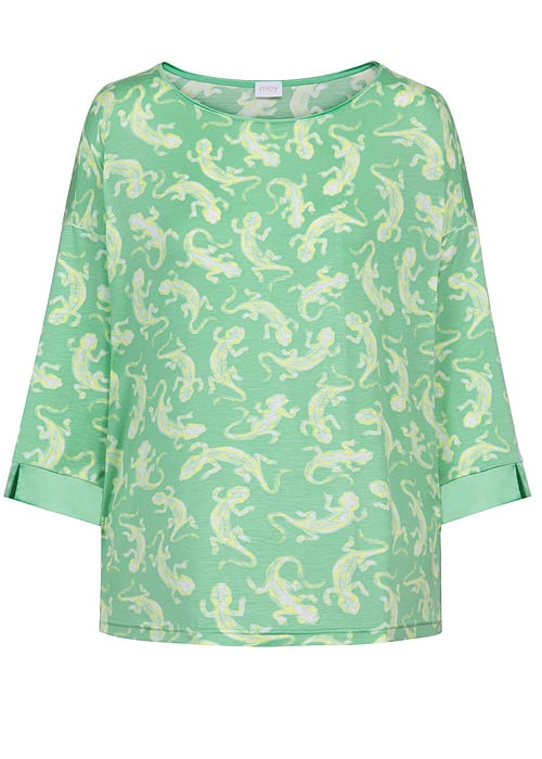 Mey Tilly Mojito Print Round Neck Top SideZoom 3