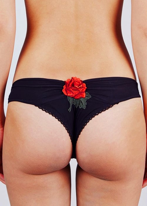 Maison Lejaby Rosae Tanga Brief image