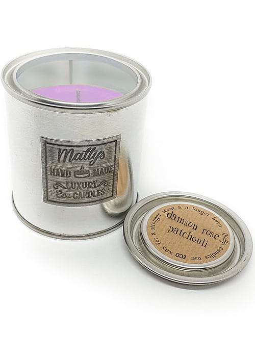 Mattys Candles Damson Plum and Patchouli Scented Candle image