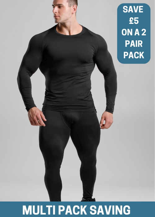 Maximus Mens 60 Denier Opaque Tights 2 Pair Pack