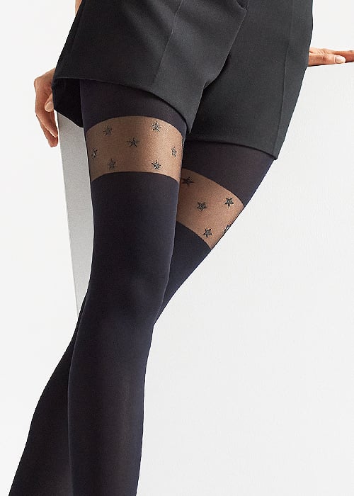 Marilyn Zazu Stars Fashion Tights SideZoom 3