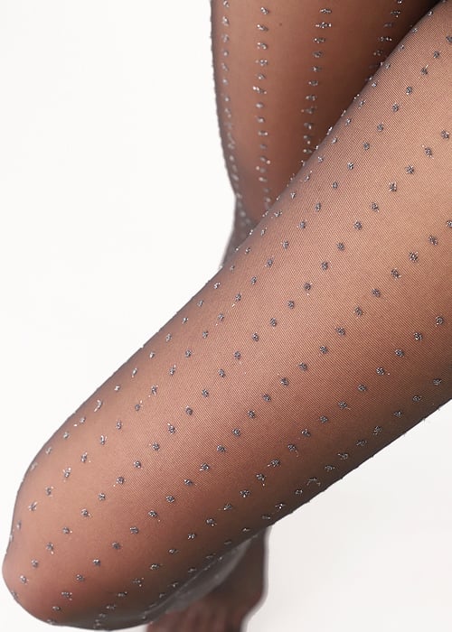 Oroblu Allure Glitter Dot Tights SideZoom 4