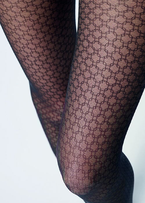 Oroblu Eco Sneakers Chain Patterned Tights image