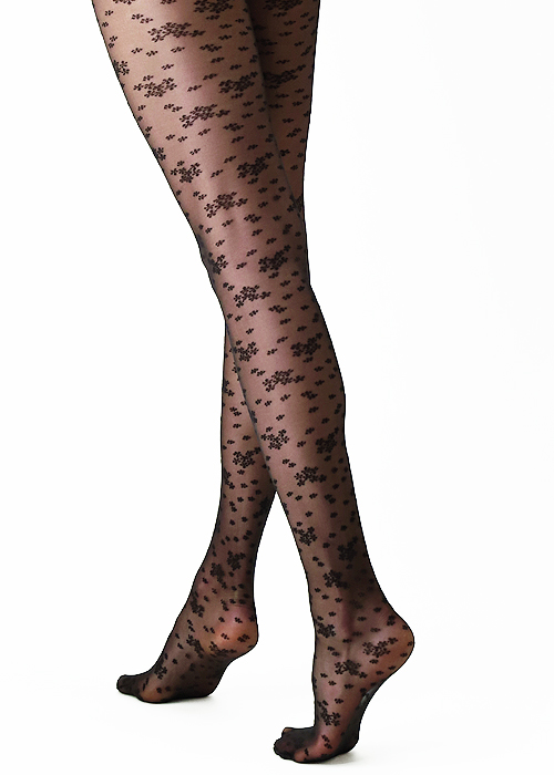 Oroblu Flower Blossom Tights SideZoom 2