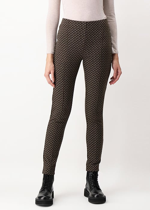 Oroblu Jacquard Pull On Leggings