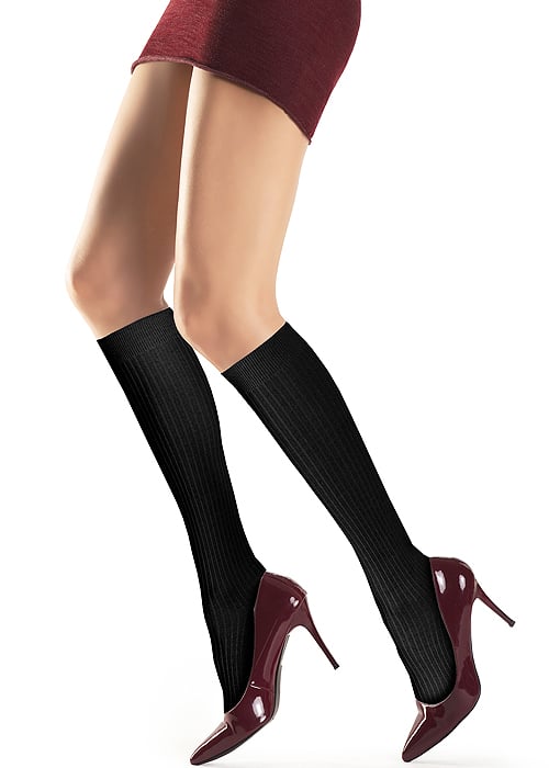 Oroblu Nikki Natural Fibres Knee Highs image