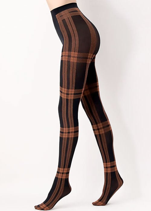 Ladies tartan tights outlet