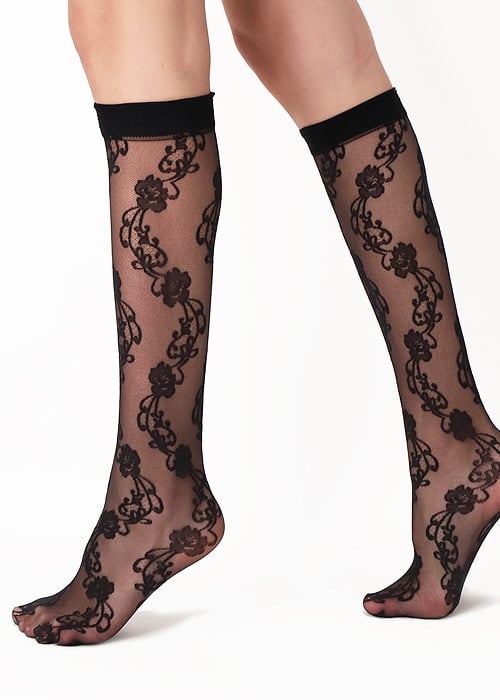 Oroblu Romantic Lovely Knee Highs SideZoom 3