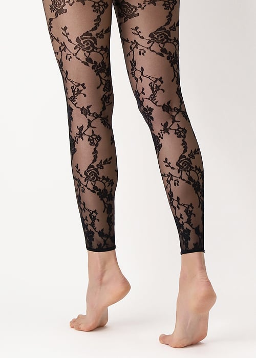 Oroblu Romantic Moony Footless Tights SideZoom 2