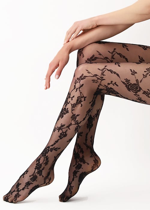 Oroblu Romantic Moony Tights SideZoom 2