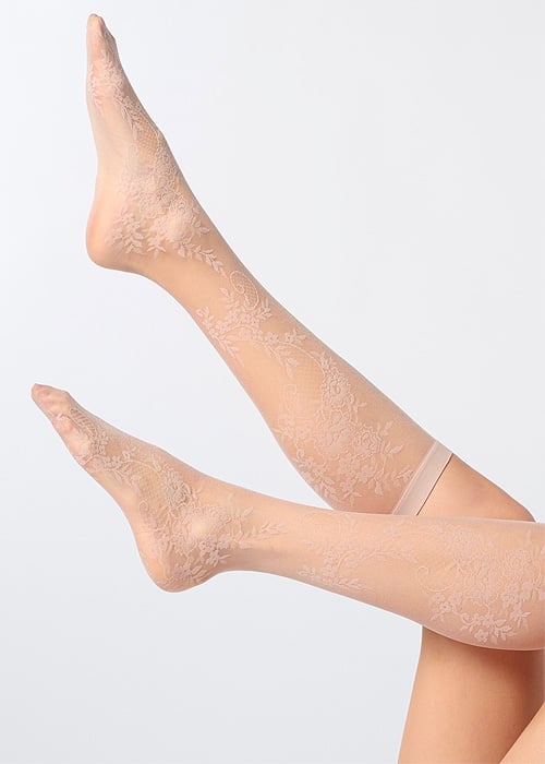 Oroblu Sexy Nonchalance Lacelike Knee Highs image