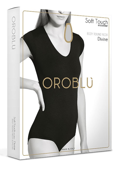 Oroblu Soft Touch Divine Round Neck Body  SideZoom 2