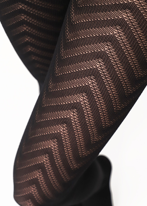 Oroblu Texture Chevron Tights SideZoom 4