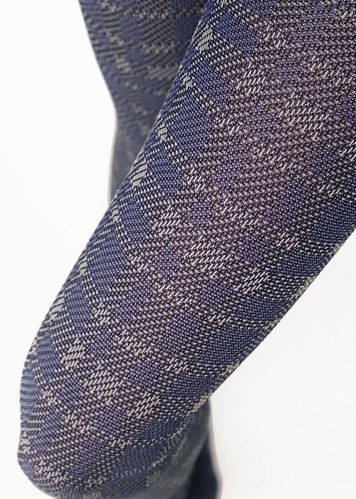 Oroblu Texture Tartan Tights SideZoom 3