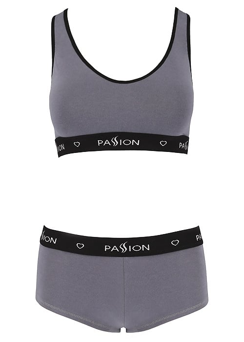 Passion Sports Edition Cross Racer Back Bra and Boyshort Set SideZoom 3