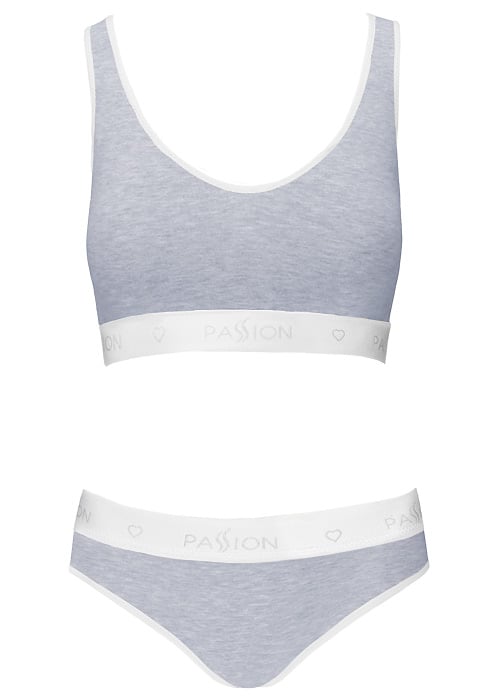 Passion Sports Edition Cross Racer Back Bra and Thong Set image