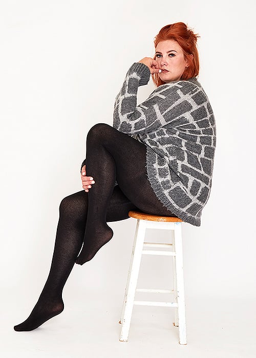 Opaque Indestructible Stockings - 60D Plus Size