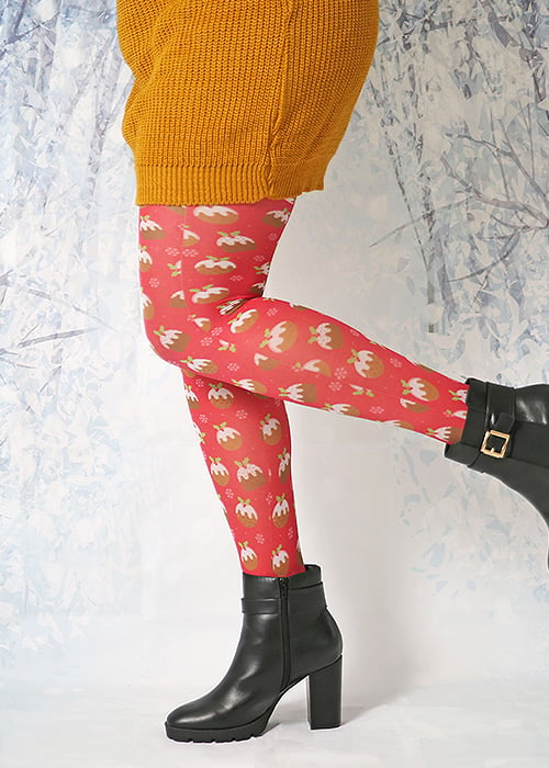 Pamela Mann Christmas Pudding Tights