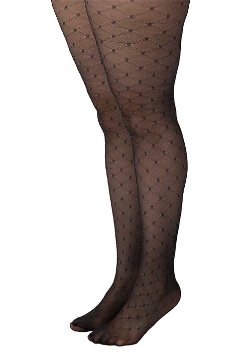 Pamela Mann Criss Cross Glitter Spot Tights image