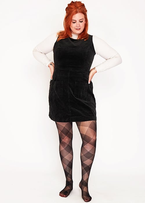 Pamela Mann Diamond Check Curvy Super Stretch Tights Product image