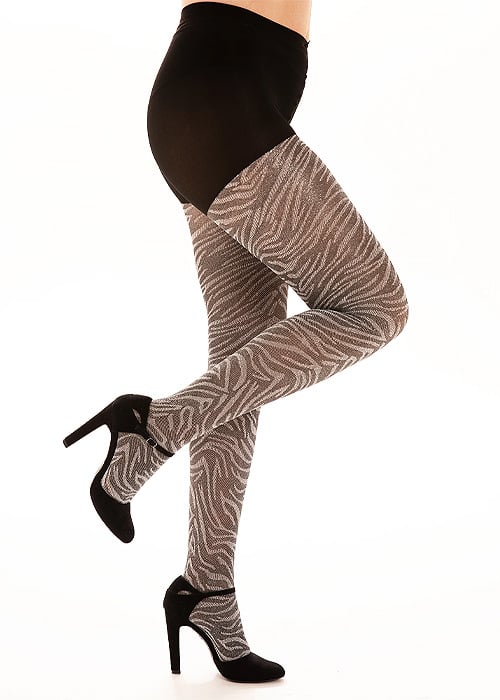 Pamela Mann Lurex Zebra Tights image