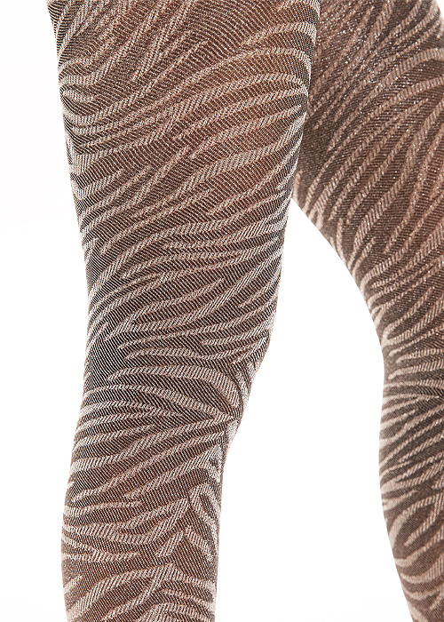 Pamela Mann Lurex Zebra Tights image