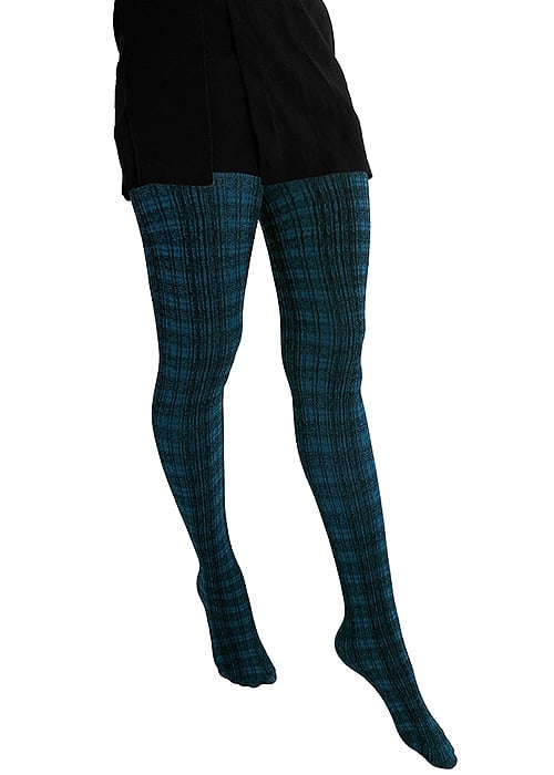 Benton Plaid Tartan Tights - Green 5055419607680 - PRODUCTS