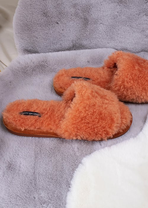 Pretty You London Candy Spice Slippers SideZoom 3