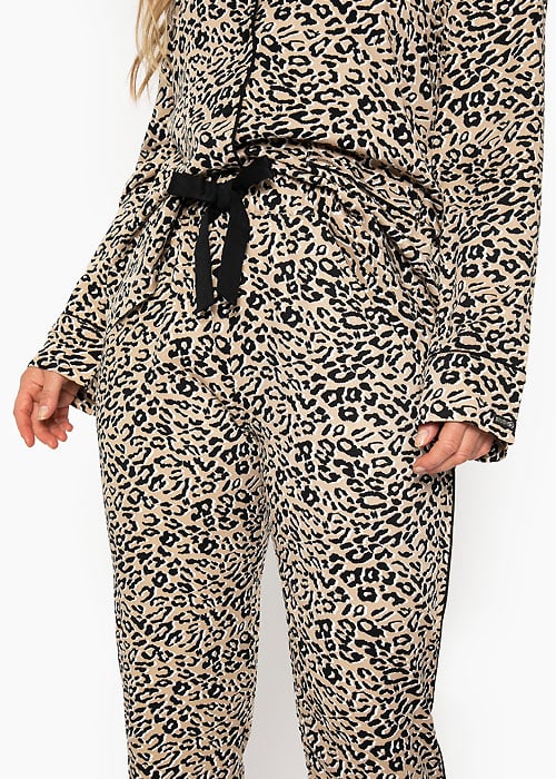 Pretty You London Cheetah Pyjama Set SideZoom 3