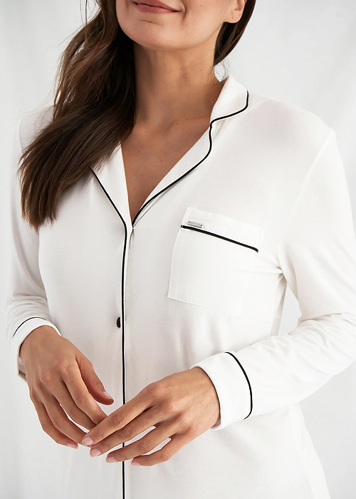 Pretty You London Cream Bamboo Nightshirt image
